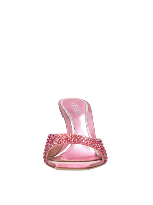 Mules Dita 95 in raso e strass GEDEBE | DITA 95 LAME CRYSTALROSA